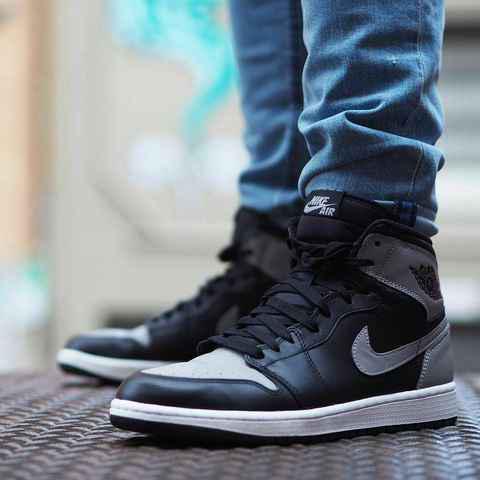 AJ1“Shadow”2018复刻版开箱 AJ1阴影灰实物赏析