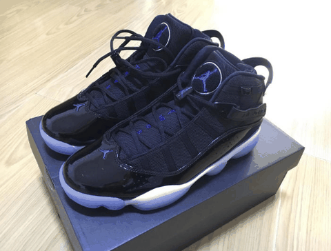 AJ六冠王蓝黑开箱图 Aj 6 rings上脚评测