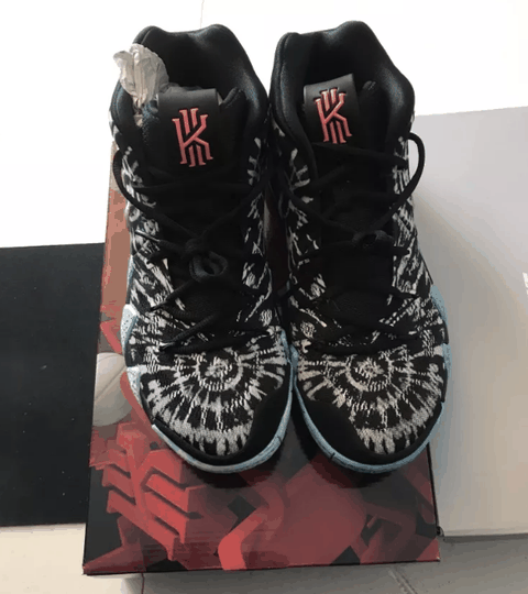 欧文4全明星开箱图 耐克Kyrie4全明星配色实物赏析