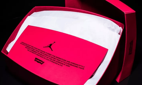 AJ4李维斯蓝牛仔开箱测评 Levi’s x AJ4实物细节赏析