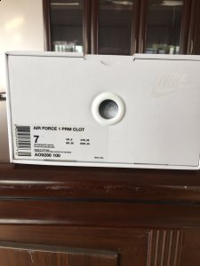 耐克AF1联名CLOT白丝绸开箱图 Nike air force 1 x CLOT细节鉴赏