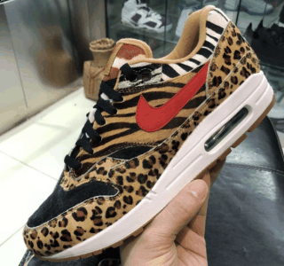 同时还将有 潮牌Air Max 95 一并登场（Air Max 1豹纹联名款开箱图 耐克atmos动物系列Air Max 1实物赏析）