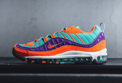 今天耐克官方是又推出潮牌汇潮牌网店了一款全新的Air Max 98配色（耐克Air Max 98多彩配色多少钱 Nike Air Max 98多彩配色实物欣赏）