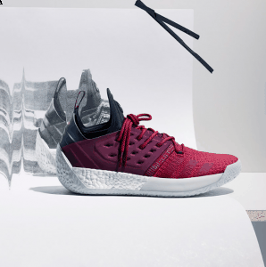 强化了 Harden Vol.2 对于速度的掌控力潮牌汇潮牌网店 Harden Vol.2 首发配色采用红色彰显火箭队元素（哈登2代首发配色发售日期 adidas Harden Vol.2“Ignite”多少钱）