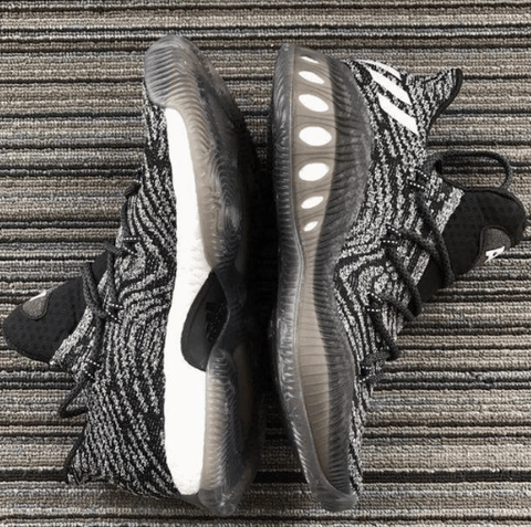 阿迪达斯Crazy Explosive低帮斑马开箱测评 Crazy Explosive low实物细节赏析