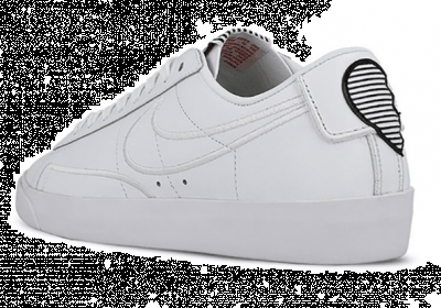 同时辅以刺绣潮牌品牌 Swoosh Logo 作为点缀（Nike情人节限定Blazer怎么样 耐克“Blazer Low SE”情人节款在哪买）