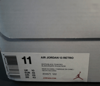 q6u网小编对AJ潮牌商城13还是非常了解的（AJ13 HOF红白配色实物开箱 Air Jordan 13红白细节鉴赏）