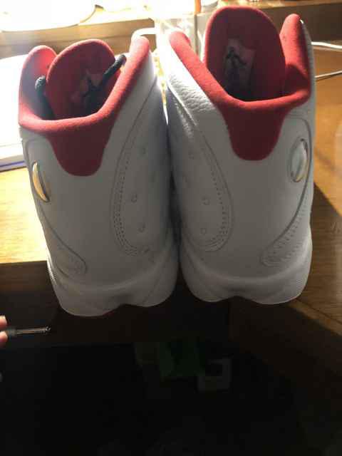 AJ13 HOF红白配色实物开箱 Air Jordan 13红白细节鉴赏