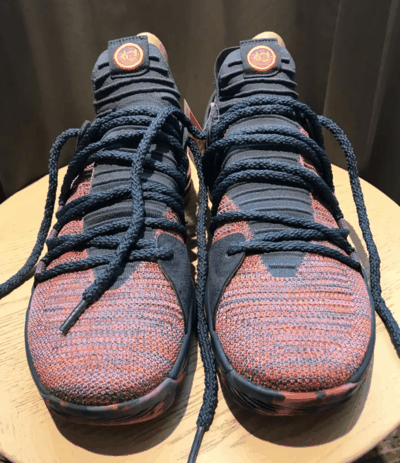 杜兰特10全明星配色实物开箱 KD10全明星配色细节鉴赏