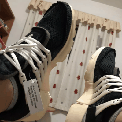 off white联名耐克Air Presto脚感好吗 off white Presto细节欣赏