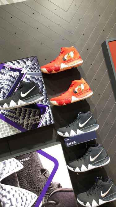 欧文4中国年开箱测评 kyrie 4 “CNY” 实物上脚图