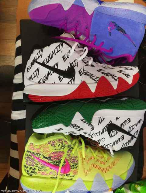 欧文4黑人月开箱图 kyrie4 “BHM”实物赏析