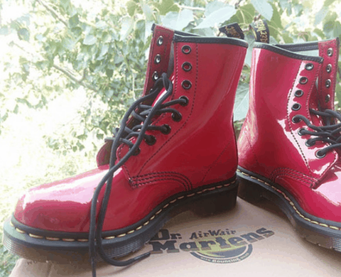Dr. Martens 1460红漆皮开箱测评 Dr. Martens 1460马丁靴怎么样