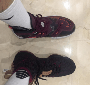 起码不会想lbj13那样潮牌品牌进去后还是压着脚面（LBJ13和LBJ15对比测评 詹姆斯13和15哪个好）