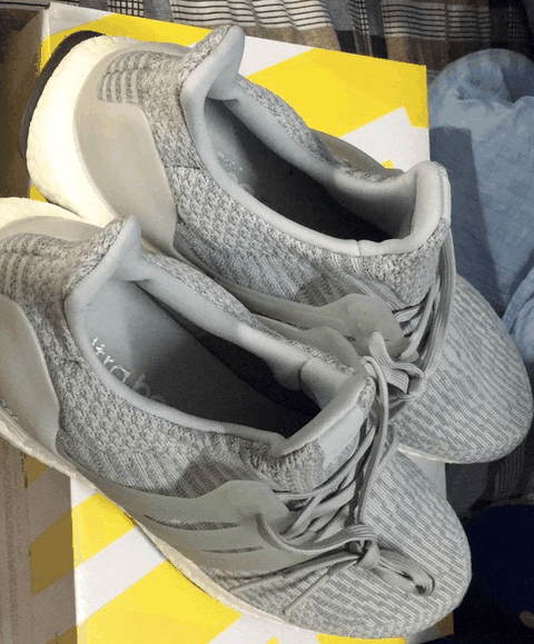 Adidas UB3.0灰色款开箱图 阿迪达斯UB3.0细节赏析
