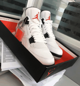 AJ4白水泥开箱图潮牌 AJ4白水泥实物细节赏析（AJ4白水泥开箱图 AJ4白水泥实物细节赏析）