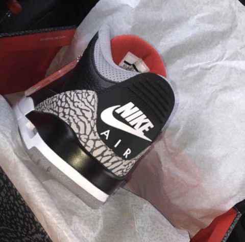 AJ3黑水泥2018复刻款开箱测评 AJ3黑水泥2018实物细节赏析