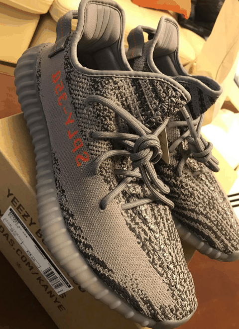 椰子350 V2可燃冰开箱图 YEEZY 350 V2“Blue Tint”实物细节赏析