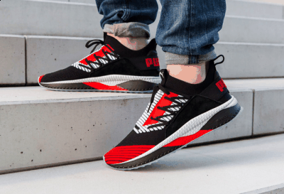 Puma Tsugi全新黑红配色怎么样潮牌商城 Puma Tsugi Jun Cubism黑红配色多少钱（Puma Tsugi全新黑红配色怎么样 Puma Tsugi Jun Cubism黑红配色多少钱）