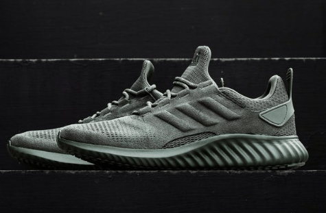 阿迪达斯AlphaBounce CR灰绿色怎么样 adidas AlphaBounce CR暗绿色多少钱
