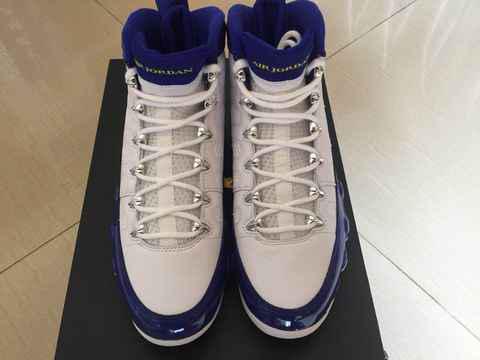 AJ9 retro蓝白开箱图 AJ9蓝白实物开箱欣赏