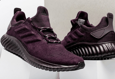 趣流网小编感潮牌汇潮牌网店觉这鞋很不错（阿迪达斯AlphaBounce CR紫色麂皮配色怎么样 adidas AlphaBounce “Purple Suede”多少钱）