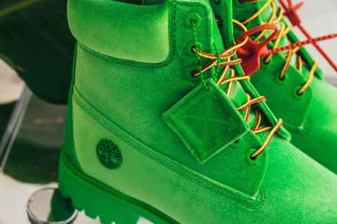Timberland x OFF-WHITE大绿靴开箱 添柏岚OW联名款绿靴实物赏析