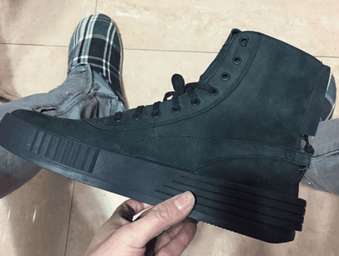 彪马 XO Parallel 联名版开箱图潮牌汇潮牌网店 PUMA x THE Weeknd联名高帮运动鞋实物开箱（彪马 XO Parallel 联名版开箱图 PUMA x THE Weeknd联名高帮运动鞋实物开箱）
