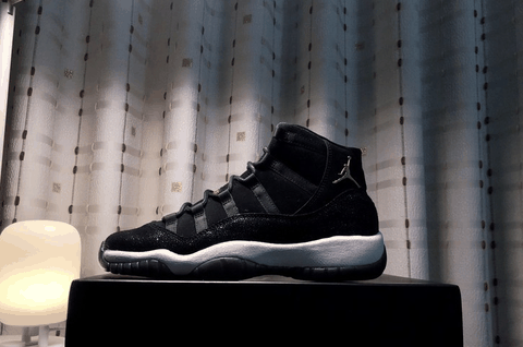 AJ11黑珍珠开箱图 AJ11黑珍珠实物开箱赏析