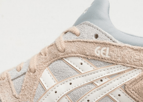 ASICS的品牌标志潮牌品牌则是使用了白色（亚瑟士Gel-Lyte V浅灰色怎么样 ASICS Gel-Lyte V跑鞋好看吗）