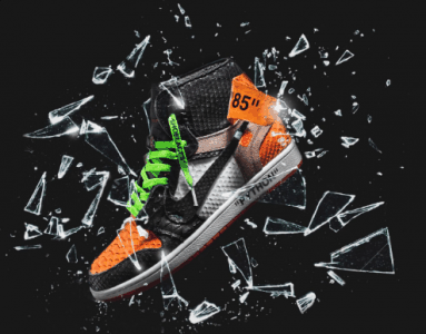 Air Jordan 1外形的灵感来自潮牌于在当年风靡一时的Air Force 1（AJ1 Shattered Python好看吗 AJ1 Shattered Python多少钱）