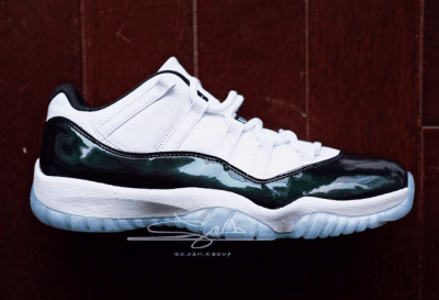 AJ11低帮系列漆皮墨绿配色好看潮牌汇潮牌网店吗 Air Jordan 11 Low “Emerald” 美图欣赏（AJ11低帮系列漆皮墨绿配色好看吗 Air Jordan 11 Low “Emerald” 美图欣赏）