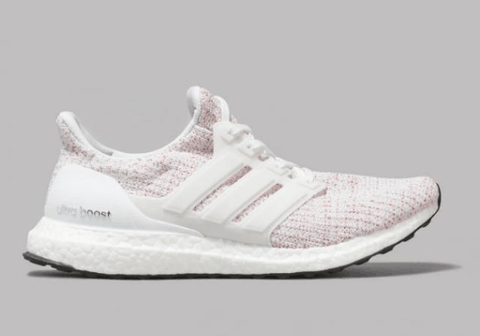搭配白色三线 Cage、磨潮牌汇潮牌网砂后跟支架与 BOOST 中底呼应（adidas UltraBOOST 4.0 White Scarlet配色怎么样 阿迪UB4.0White Scarlet配色多少钱）