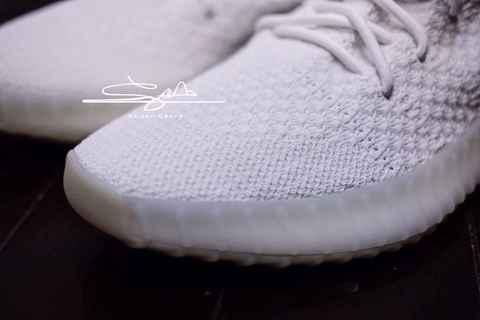 阿迪达斯椰子650开箱图 纯白配色YEEZY BOOST 650开箱