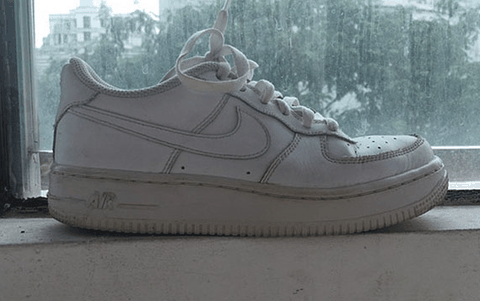 耐克AF1 MID 灰色版开箱图 Nike AF1低帮版实物开箱