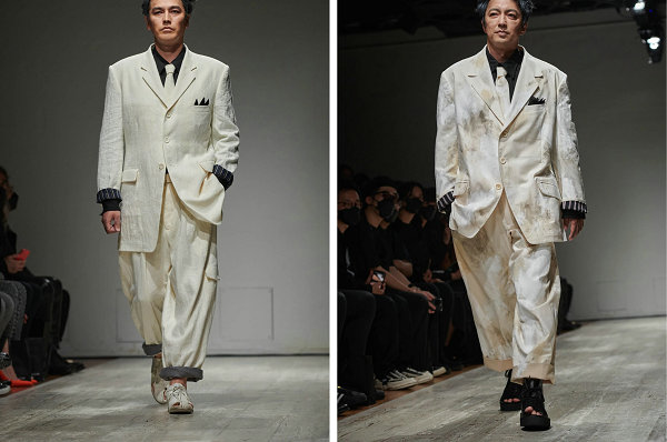 Yohji Yamamoto 山本耀司潮牌品牌 2023 春季男装系列亮相秀场（Yohji Yamamoto 山本耀司 2023 春季男装系列亮相秀场）