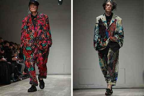 Yohji Yamamoto 山本耀司潮牌品牌 2023 春季男装系列亮相秀场（Yohji Yamamoto 山本耀司 2023 春季男装系列亮相秀场）