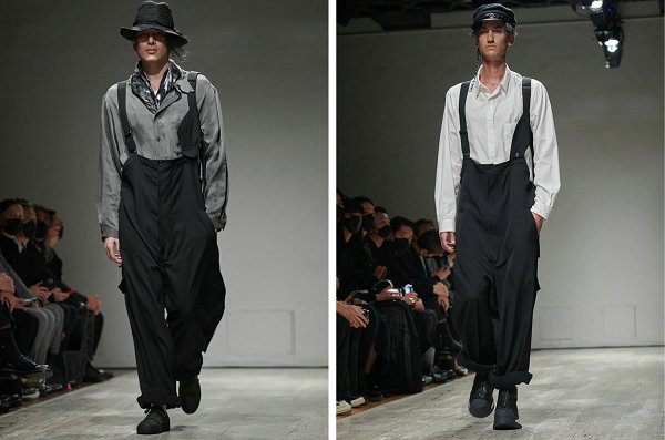 Yohji Yamamoto 山本耀司潮牌品牌 2023 春季男装系列亮相秀场（Yohji Yamamoto 山本耀司 2023 春季男装系列亮相秀场）