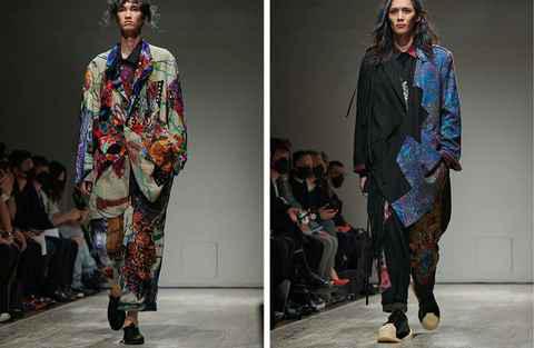Yohji Yamamoto 山本耀司潮牌品牌 2023 春季男装系列亮相秀场（Yohji Yamamoto 山本耀司 2023 春季男装系列亮相秀场）