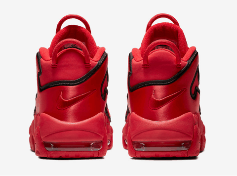  Nike Air More Uptempo深度赏析 完美的大红色的侧面 另一个侧面 正面的样子潮牌汇潮牌网也好看 俯视图也还行 背面的Logo 鞋底的纹路 Nike Air More Uptempo发售信息 预计将于年底的 12 月 20 日发售（皮蓬大AIR芝加哥大红配色怎么样 Nike Air More Uptempo深度赏析）