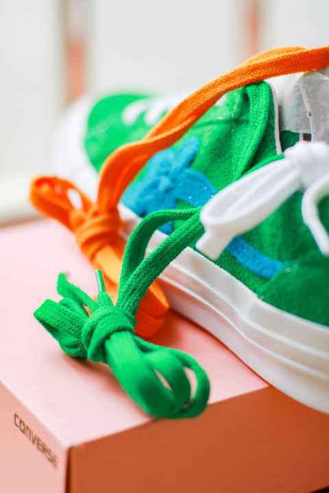 匡威联名GOLF LE FLEUR板鞋开箱图 CONVERSE ×GOLF LE FLEUR实物开箱鉴赏