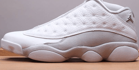 AJ13纯白开箱图 AJ13 RETRO LOW纯白实物开箱