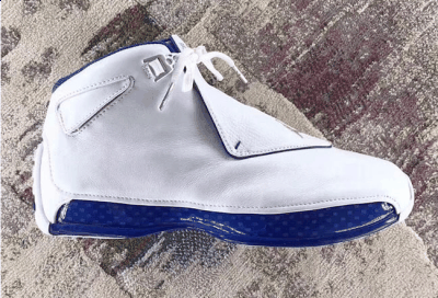 AJ18乔丹谢幕战靴白蓝配色怎潮牌么样 Air Jordan 18 “Sport Royal”多少钱（AJ18乔丹谢幕战靴白蓝配色怎么样 Air Jordan 18 “Sport Royal”多少钱）