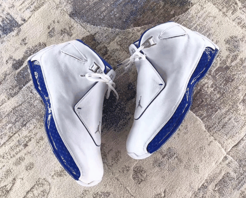 AJ18乔丹谢幕战靴白蓝配色怎潮牌么样 Air Jordan 18 “Sport Royal”多少钱（AJ18乔丹谢幕战靴白蓝配色怎么样 Air Jordan 18 “Sport Royal”多少钱）