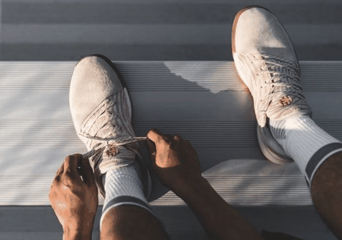  鞋头的外罩是整对潮牌品牌Harden Vol.1的特色之一（adidas哈登一代浅色款赏析测评 Harden Vol.1 深度赏析）