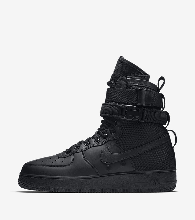 Nike SF-AF1全黑配色怎么样 耐克SF-AF1Triple Black配色发售时间