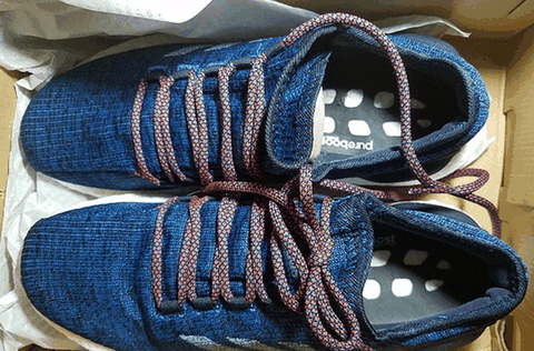  阿迪达斯Boost系列跑潮牌鞋相信小伙伴们都知道（ Adidas Pure Boost跑鞋开箱图 阿迪达斯BA8898跑鞋上脚图）