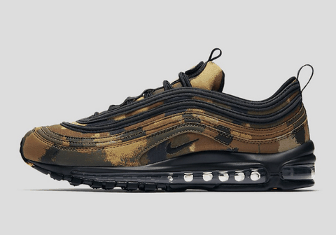 军事风格潮牌资讯极为硬朗（耐克Air Max 97“Camo”迷彩系列怎么样 耐克Air Max 97“Camo”迷彩系列深度赏析）