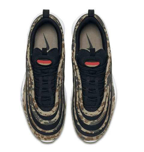 军事风格潮牌资讯极为硬朗（耐克Air Max 97“Camo”迷彩系列怎么样 耐克Air Max 97“Camo”迷彩系列深度赏析）