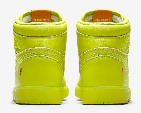 饮料色终于潮牌商城凑齐了三个（ AJ1“Gatorade”柠檬黄细节鉴赏 AJ1佳得乐柠檬黄深度赏析）